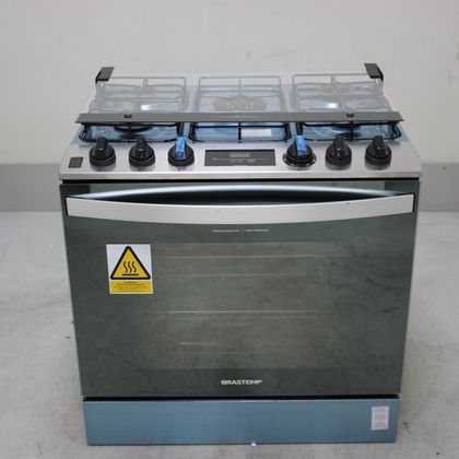 Fogão Brastemp 5 Bocas de Embutir Cor Inox com Turbo Chama e Touch Timer - BYS5PCRUS2_WOTIMO_CE6615257 BIVOLT