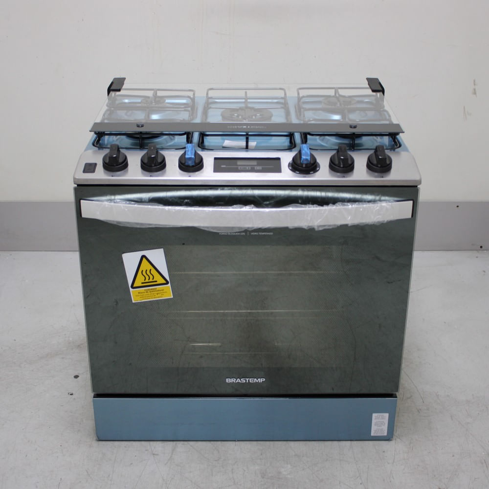 Fogão Brastemp 5 Bocas De Embutir Cor Inox Com Turbo Chama E Touch Timer - Bys5pcrus1_Wexcele_Ce6626874 Bivolt
