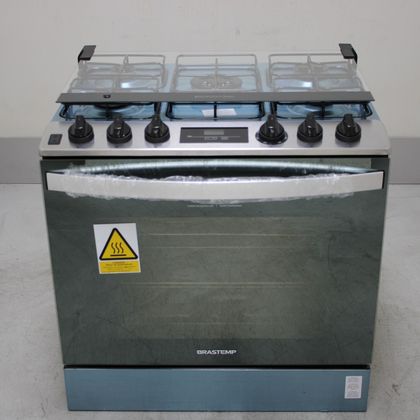 Fogão Brastemp 5 Bocas de Embutir Cor Inox com Turbo Chama e Touch Timer - BYS5PCRUS2_WOTIMO_CE6616874 BIVOLT