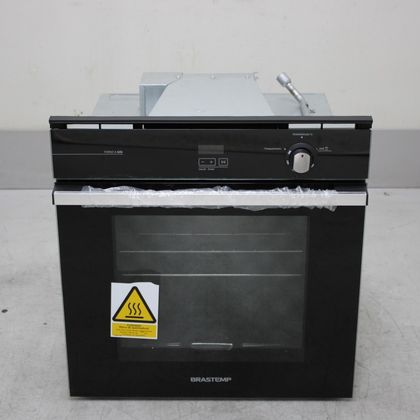 Forno de Embutir a Gás Brastemp 78 Litros Preto com Grill e Timer Touch - BOA84AERS1_WEXCELE_CE6643112 220V