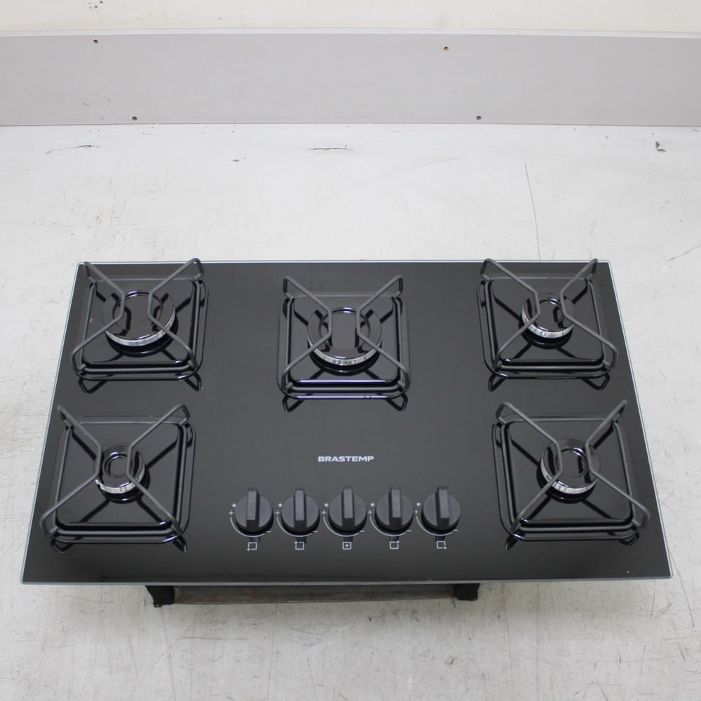 Cooktop 5 Bocas A Gás Brastemp Com Grades De Ferro Aramado E Chama Simmer - Bdd75beus2_Wotimo_Ce6620217 Bivolt