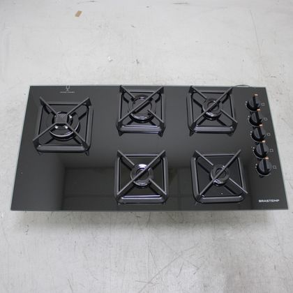Cooktop Brastemp 5 Bocas a Gás, Grades de Ferro Fundido e Super Chama Lateral - BDS85AEUS2_WOTIMO_CE6553636 BIVOLT