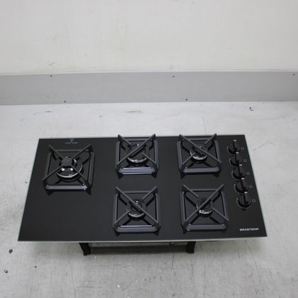Cooktop Brastemp 5 Bocas a Gás, Grades de Ferro Fundido e Super Chama Lateral - BDS85AEUS2_WOTIMO_CE6530243 BIVOLT