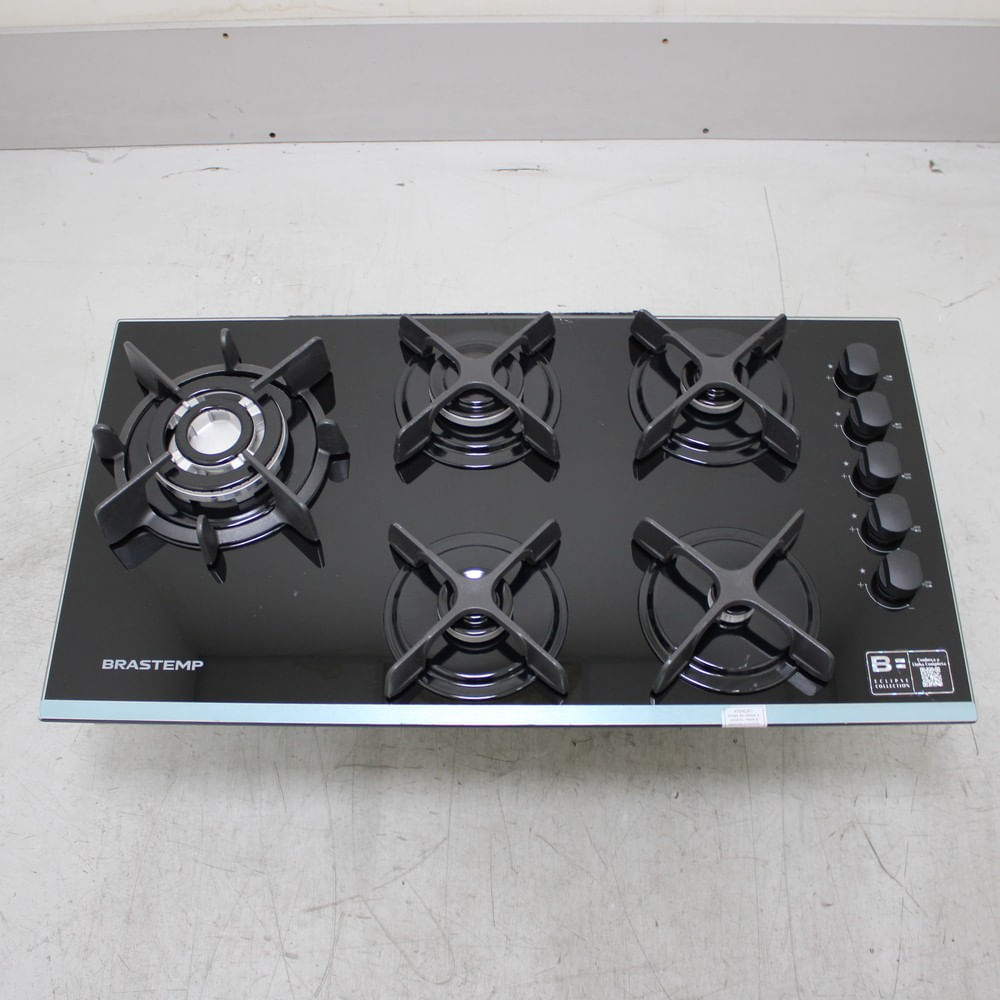 Cooktop 5 Bocas Brastemp Eclipse Collection com Quadrichama - BDD86APUS3_WBOM_CE6563069