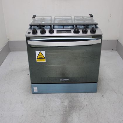 Fogão Brastemp 5 Bocas de Embutir Cor Inox com Turbo Chama e Touch Timer - BYS5PCRUS2_WOTIMO_CE6634715 BIVOLT