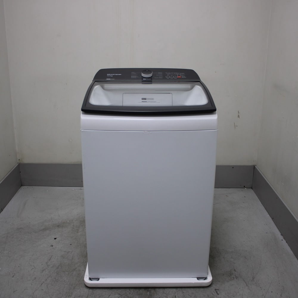 Máquina De Lavar Branca 14Kg Brastemp Com Smart Sensor E Lavagem Rápida - Bwj14abbs3_Wbom_Ce6112574 220V