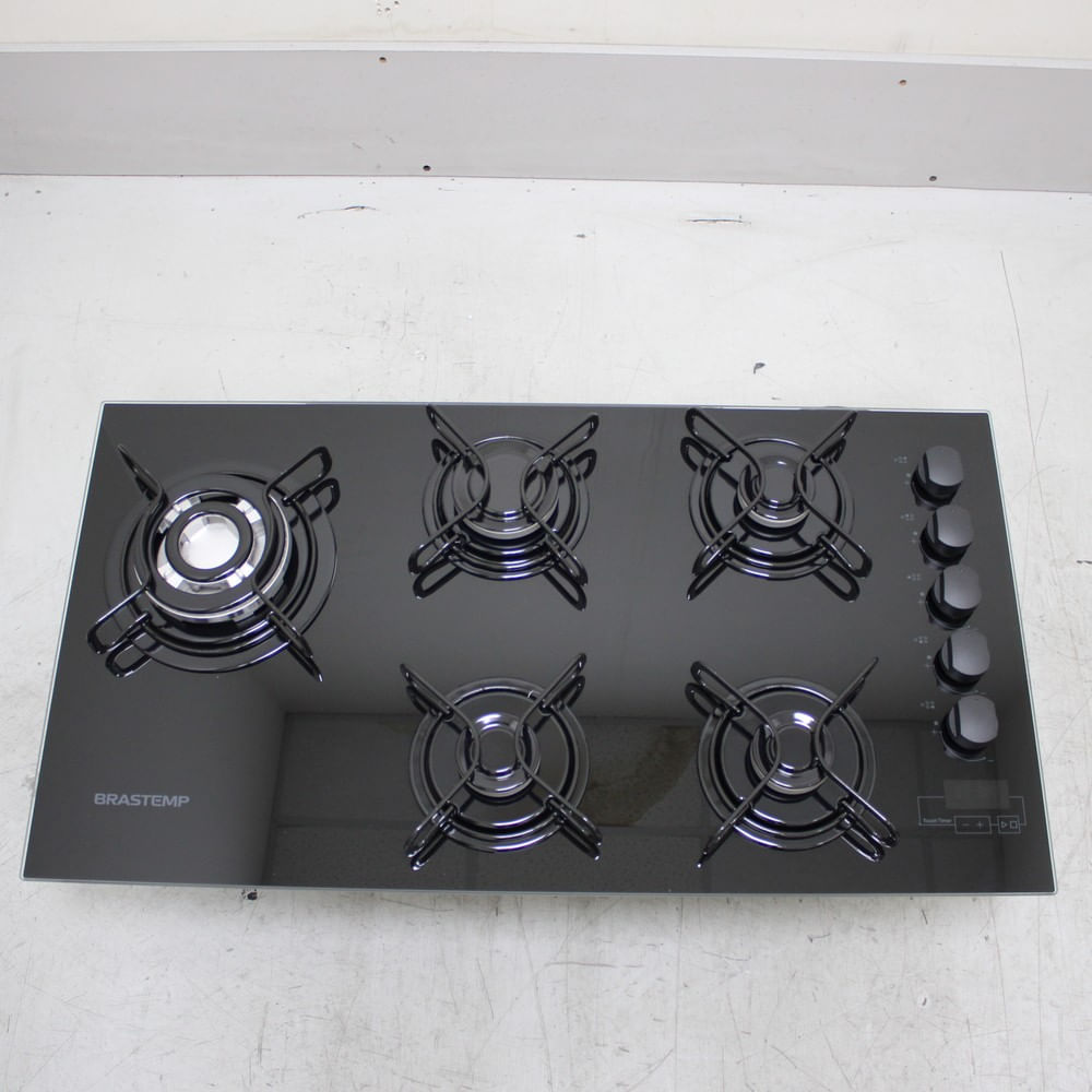 Cooktop 5 Bocas Brastemp Com Quadrichama E Timer Touch - Bdt85aeus2_Wotimo_Ce6578328 Bivolt
