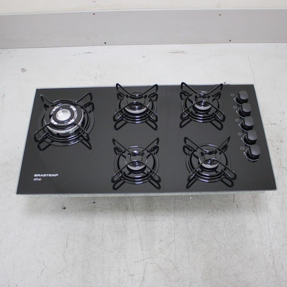 Cooktop 5 bocas Brastemp com quadrichama e acendimento automático - BDD85AEUS2_WOTIMO_CE6586196