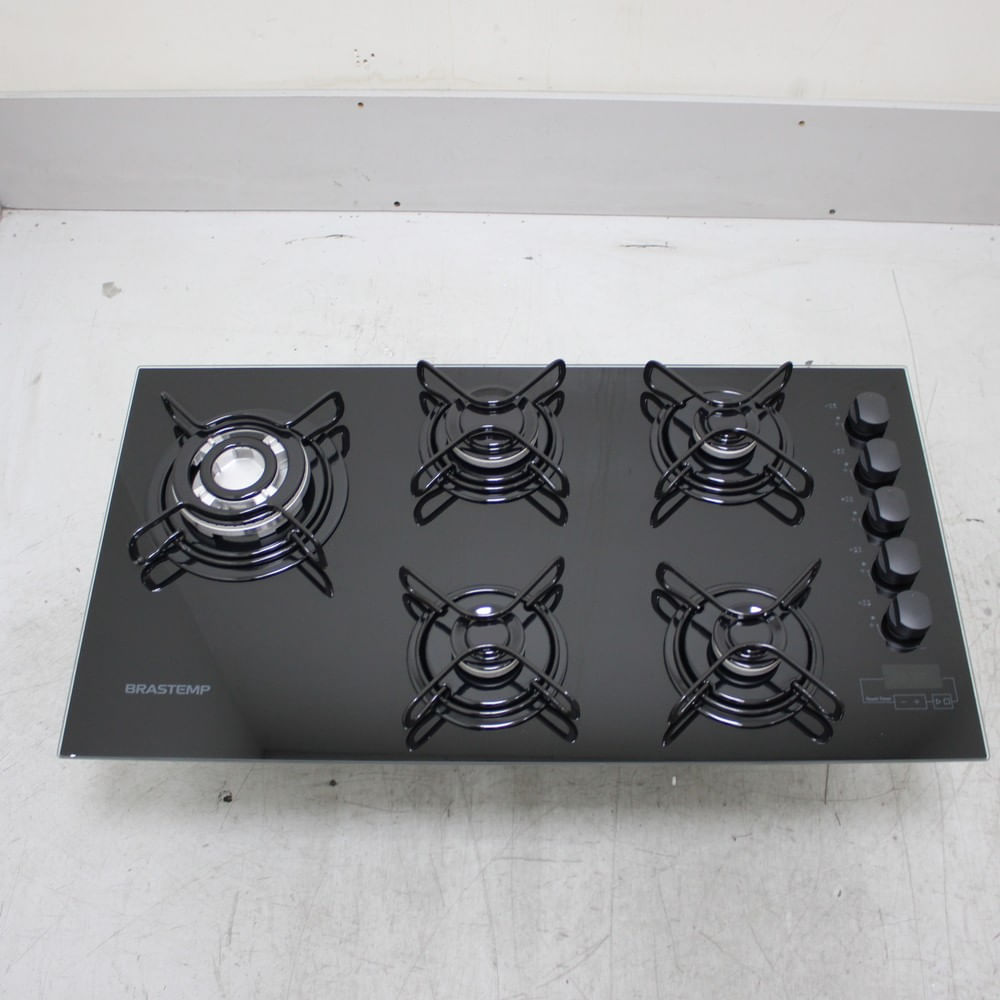 Cooktop 5 bocas Brastemp com quadrichama e timer touch - BDT85AEUS2_WOTIMO_CE6586197