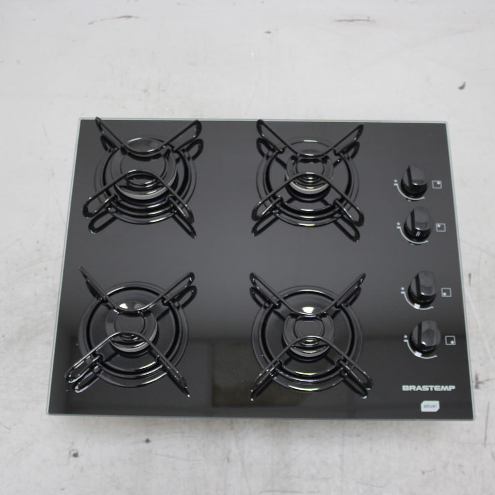 Cooktop 4 bocas Brastemp com grades piatina e acendimento automático - BDD61AEUS2_WOTIMO_CE6643115