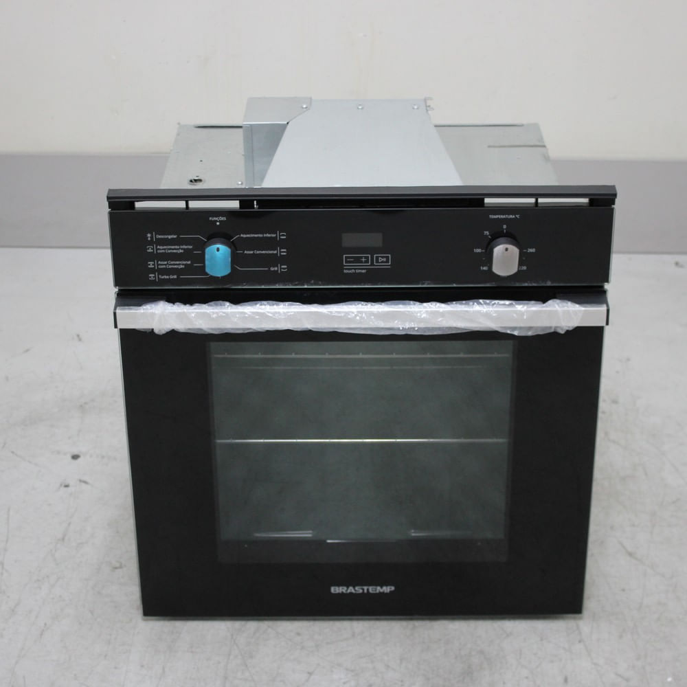 Forno De Embutir Elétrico Brastemp 84 Litros Preto Com Convecção E Timer Touch - Boc84aebs2_Wotimo_Cf6668523 220V