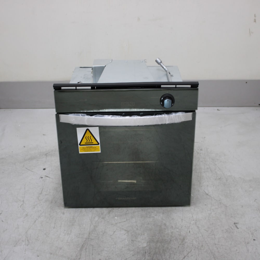 Forno De Embutir A Gás Brastemp 78 Litros Cor Inox Espelhado Com Grill E Timer Touch - Boa84arrs1_Wexcele_Ce6650585 220V