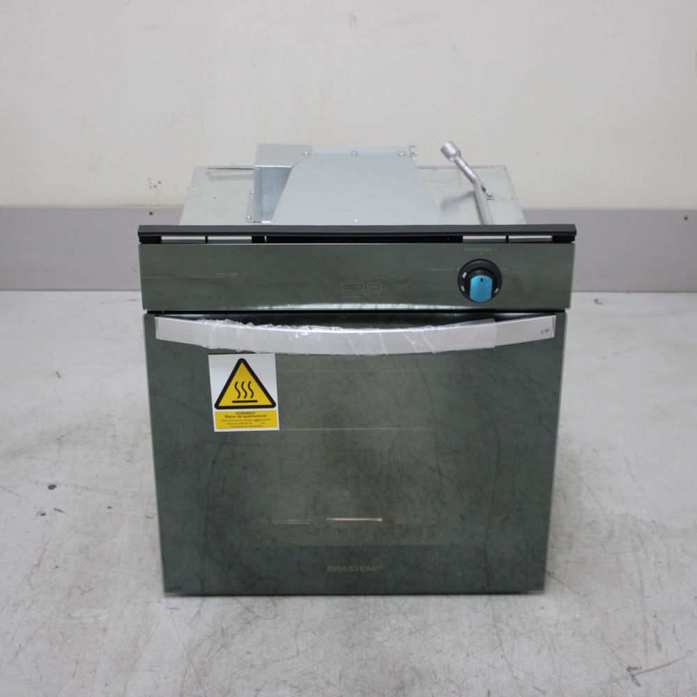 Forno de Embutir a Gás Brastemp 78 Litros Cor Inox Espelhado com Grill e Timer Touch - BOA84ARRS2_WOTIMO_CF6662157