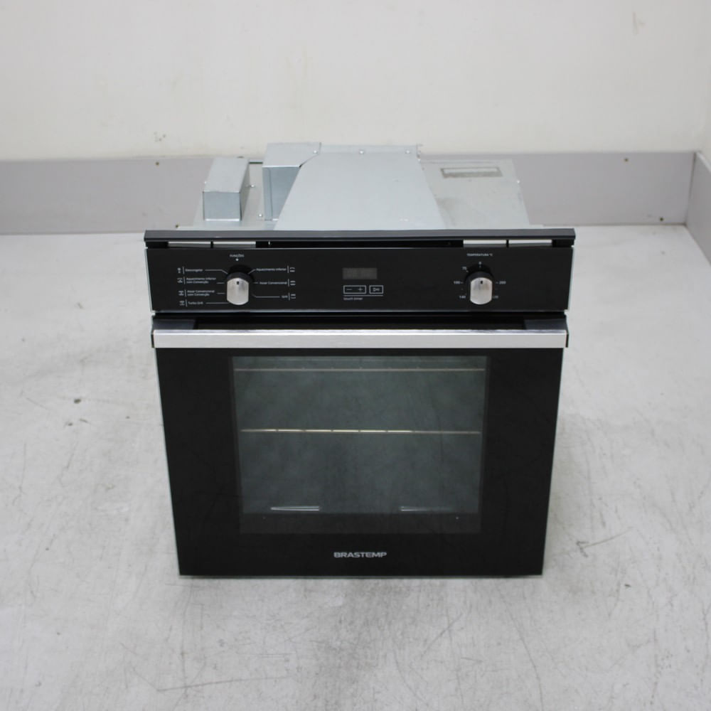 Forno De Embutir Elétrico Brastemp 84 Litros Preto Com Convecção E Timer Touch - Boc84aebs3_Wbom_Cf6668519 220V