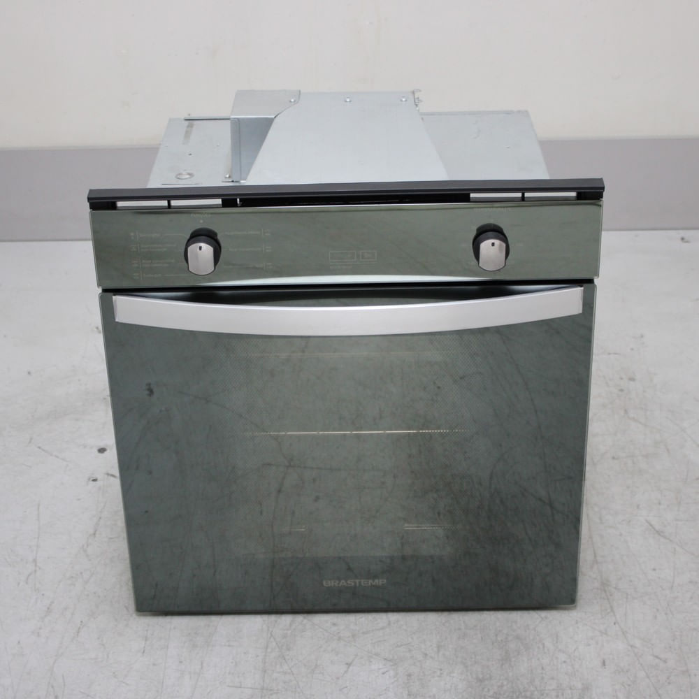 Forno de Embutir Elétrico Brastemp 84 Litros Cor Inox Espelhado com Convecção e Timer Touch - BOC84ARBS2_WOTIMO_CF6660759