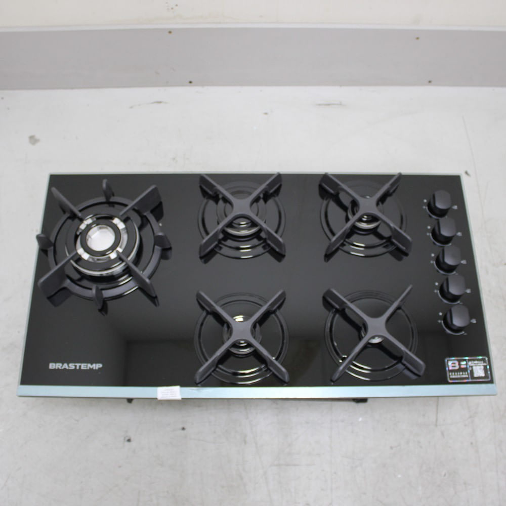 Cooktop 5 Bocas Brastemp Eclipse Collection com Quadrichama - BDD86APUS2_WOTIMO_CE6586199