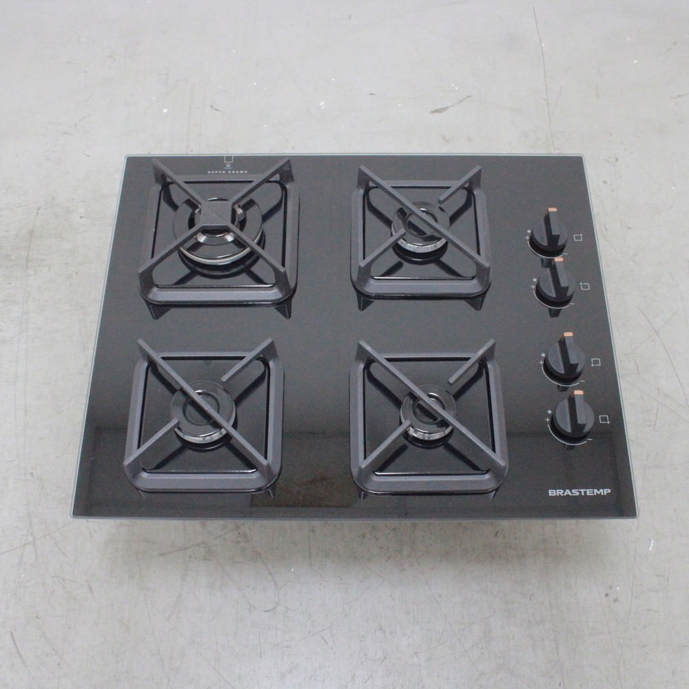 Cooktop Brastemp 4 Bocas a Gás, Grades de Ferro Fundido e Chamas Especiais - BDS62AEUS2_WOTIMO_CF6632776