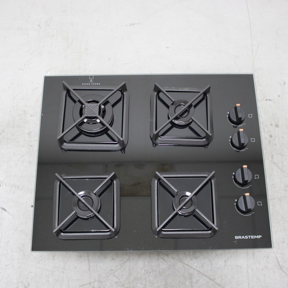 Cooktop Brastemp 4 Bocas a Gás, Grades de Ferro Fundido e Chamas Especiais - BDS62AEUS2_WOTIMO_CF6638602