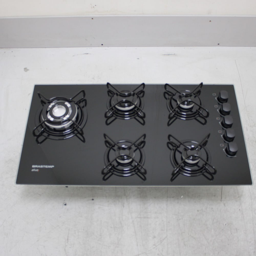 Cooktop 5 bocas Brastemp com quadrichama e acendimento automático - BDD85AEUS2_WOTIMO_CE6586198