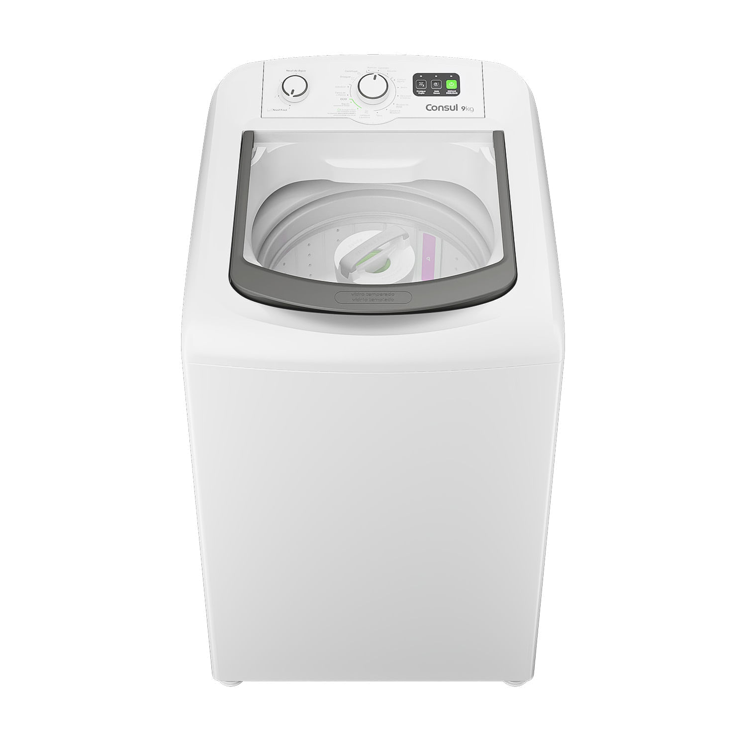 Máquina De Lavar Consul 9Kg Branca Com Dosagem Econômica - Cwm09ab 220V