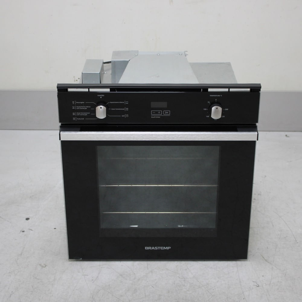Forno De Embutir Elétrico Brastemp 84 Litros Preto Com Convecção E Timer Touch - Boc84aebs3_Wbom_Cf6672643 220V