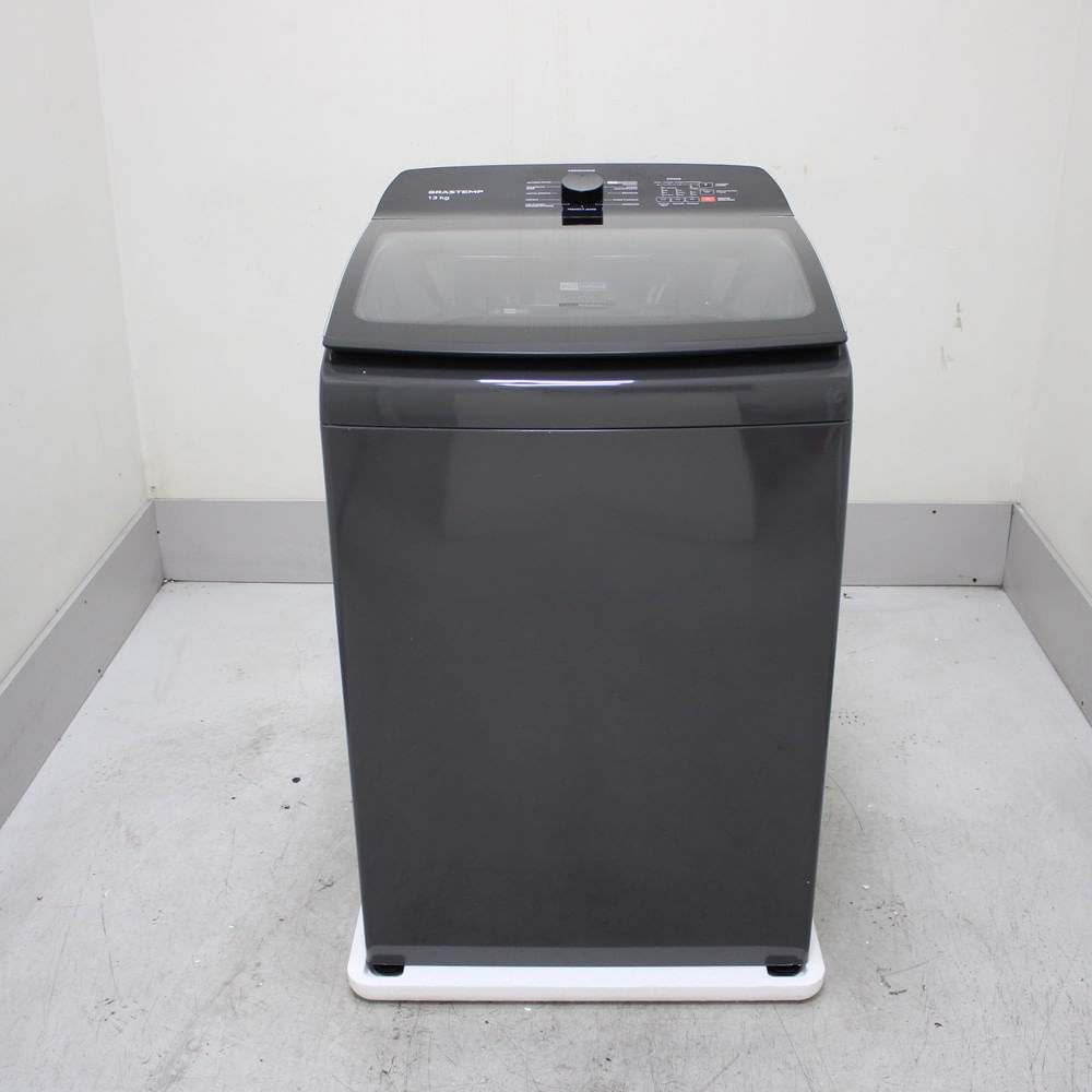 Máquina De Lavar Brastemp 13Kg Cinza Platinum Com Ciclo Tira Manchas Advanced E Ciclo Antibolinha - Bwk13a9bs3_Wbom_Cf6216828 220V