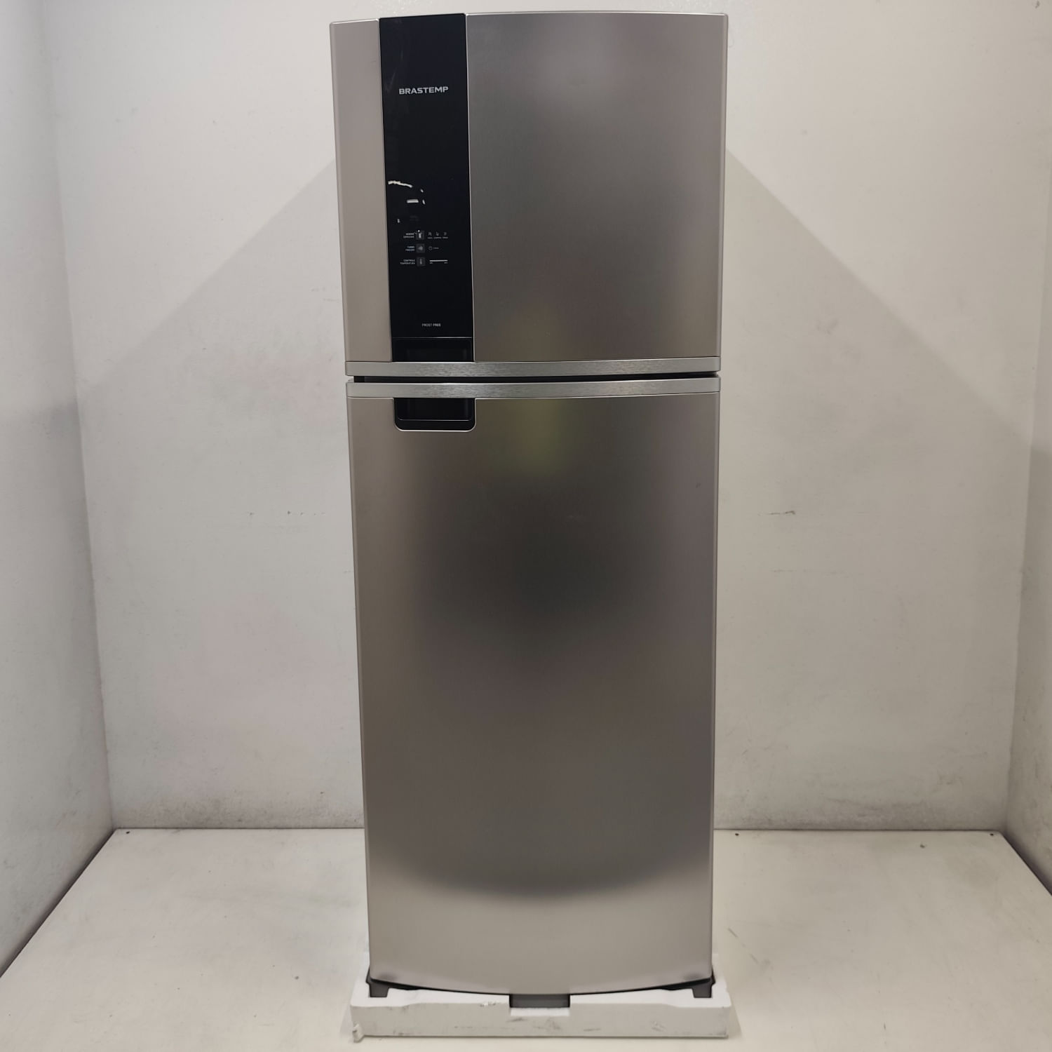 Geladeira Brastemp Frost Free Duplex A+++ 463 Litros Cor Inox Com Fresh Box E Cold Room - Brm55fkas3_Wbom_Jf6638626 110V