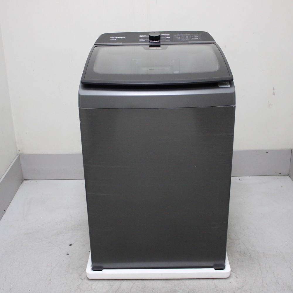 Máquina De Lavar Brastemp 16Kg Titânio Com Tecnologia Double Wash E Ciclo Tira Manchas Advanced - Bwd16a9as2_Wotimo_Cf6276957 110V
