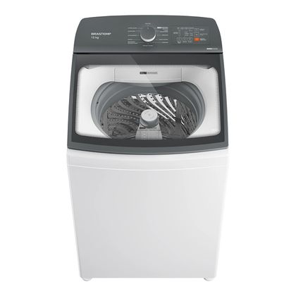 Máquina de Lavar Brastemp 15Kg Branca com Ciclo Tira Manchas Advanced e Smart Sensor - BWF15AB 110V