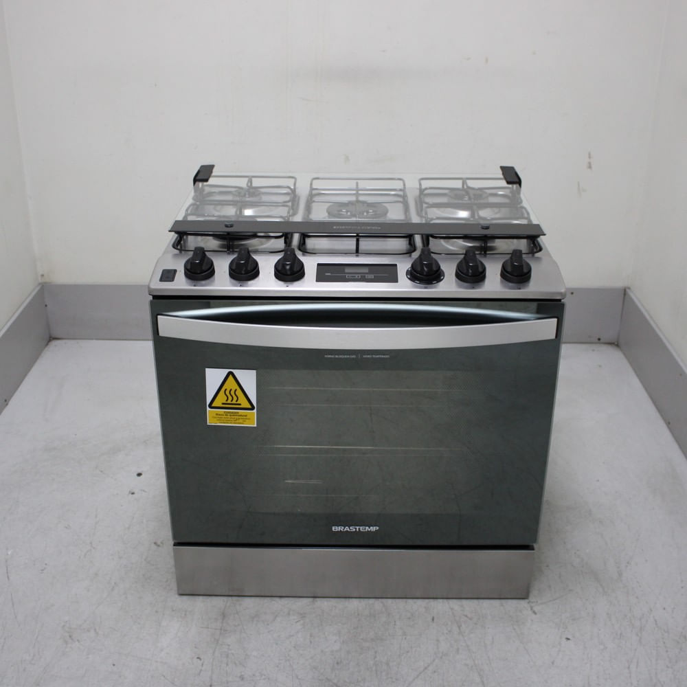 Fogão Brastemp 5 Bocas de Embutir Cor Inox com Turbo Chama e Touch Timer - BYS5PCRUS3_WBOM_CF6683927