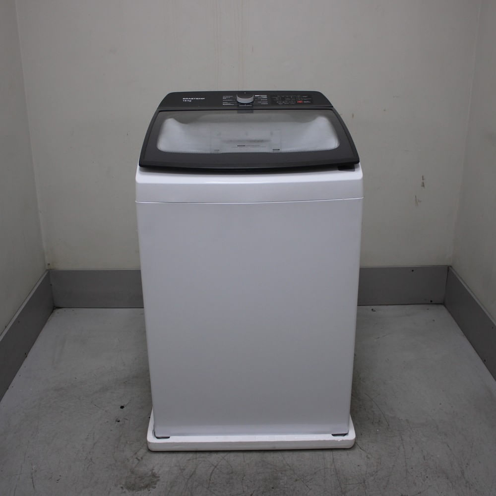 Máquina De Lavar Brastemp 18Kg Branca Com Ciclo Tira Manchas Advanced E Ciclo Antibolinhas - Bwf18abbs3_Wbom_Cf6286545 220V
