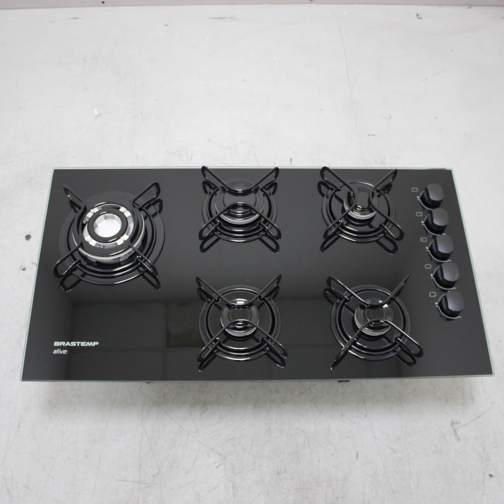 Cooktop 5 Bocas Brastemp Com Quadrichama E Acendimento Automático - Bdd85aeus3_Wbom_Cf6652311 Bivolt