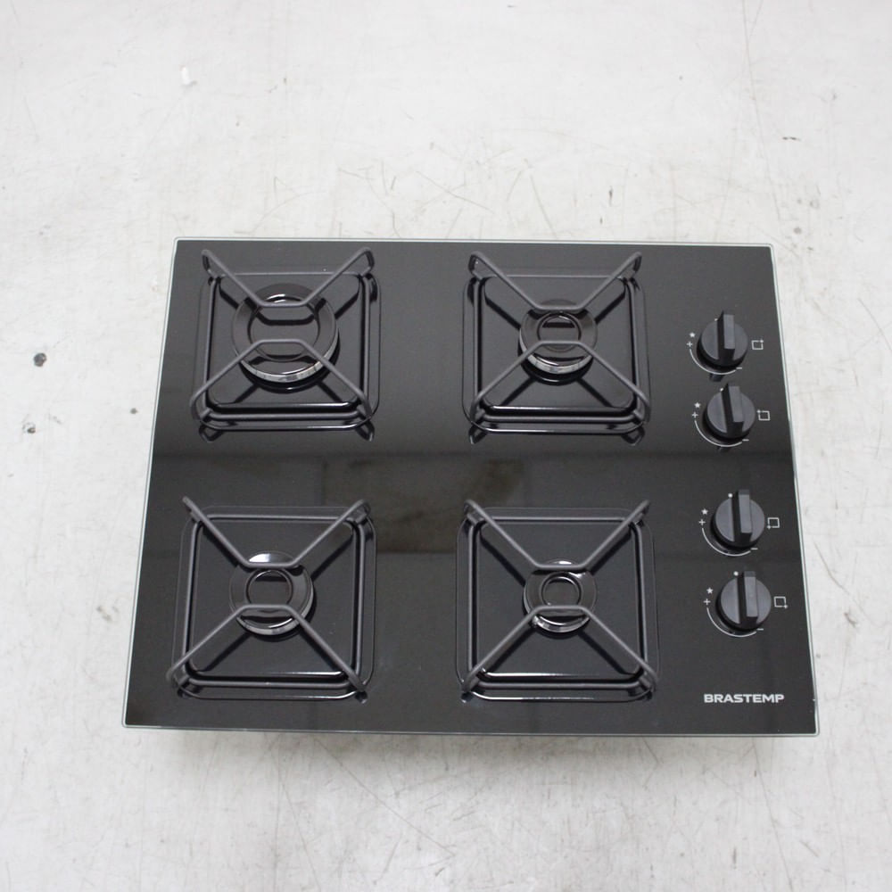 Cooktop Brastemp 4 Bocas A Gás Com Grades De Ferro Aramado E Chama Simmer - Bdd61beus1_Wexcele_Cf6683928 Bivolt