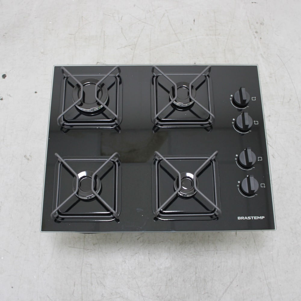 Cooktop Brastemp 4 Bocas A Gás Com Grades De Ferro Aramado E Chama Simmer - Bdd61beus1_Wexcele_Cf6683202 Bivolt