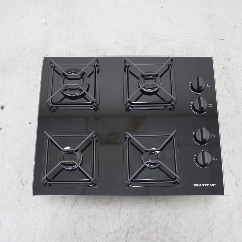 Cooktop Brastemp 4 Bocas A Gás Com Grades De Ferro Aramado E Chama Simmer - Bdd61beus1_Wexcele_Cf6686261 Bivolt