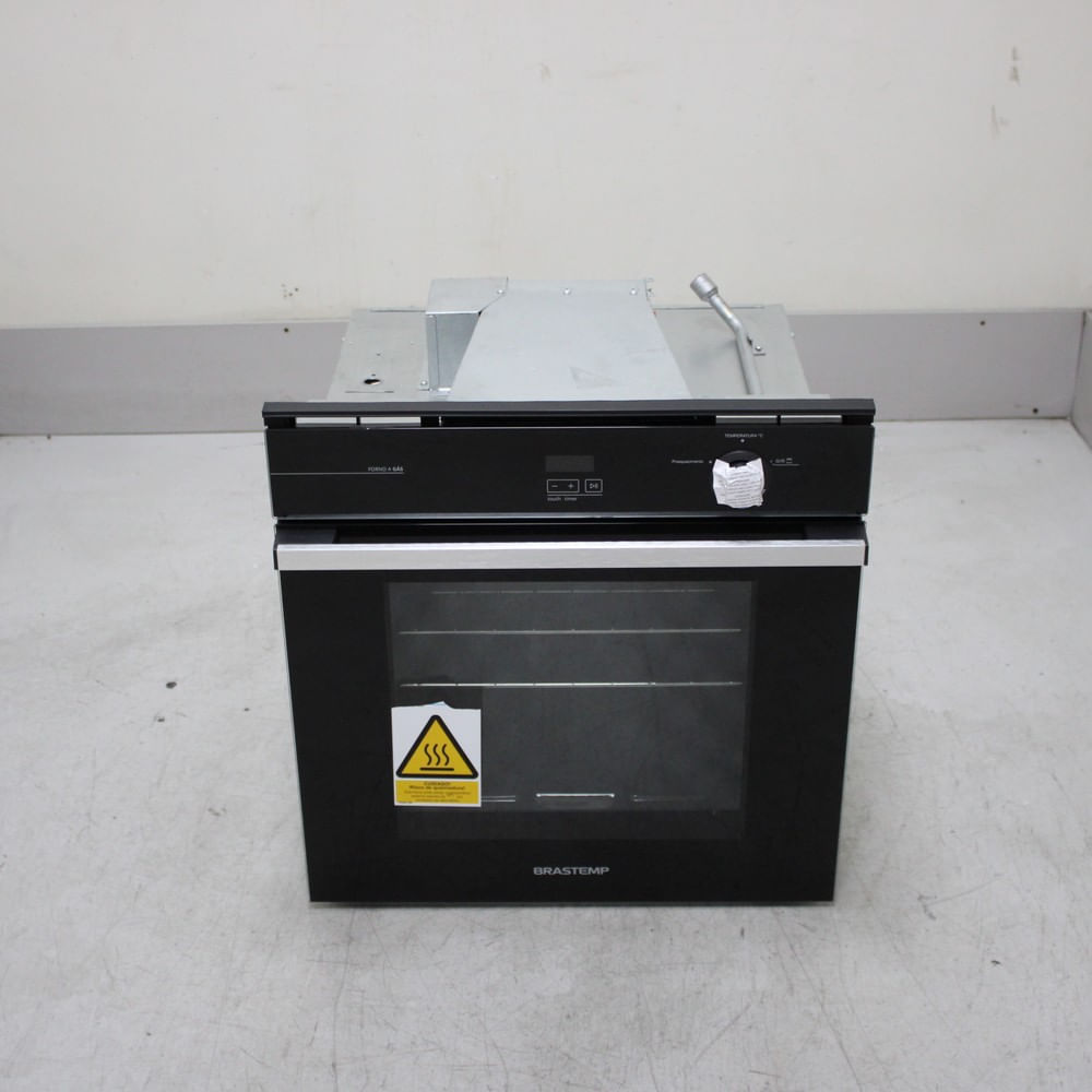 Forno De Embutir A Gás Brastemp 78 Litros Preto Com Grill E Timer Touch - Boa84aers1_Wexcele_Cf6684922 220V