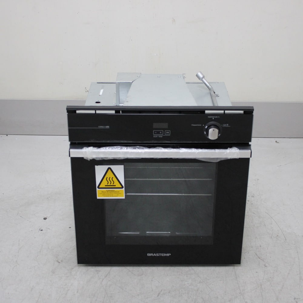 Forno De Embutir A Gás Brastemp 78 Litros Preto Com Grill E Timer Touch - Boa84aers1_Wexcele_Cf6685981 220V