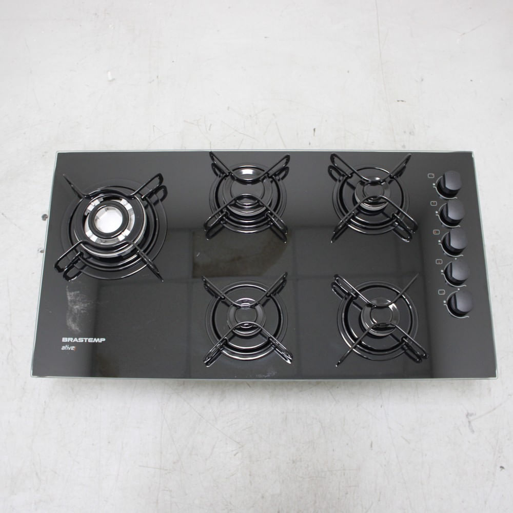 Cooktop 5 Bocas Brastemp Com Quadrichama E Acendimento Automático - Bdd85aeus3_Wbom_Cf6652310 Bivolt