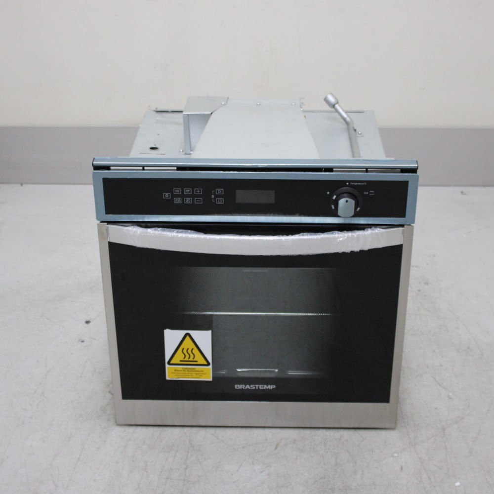 Forno De Embutir A Gás Brastemp 78 Litros Cor Inox Com Convecção E Termômetro Meat Control - Boh84arrs1_Wexcele_Cf6688327 220V