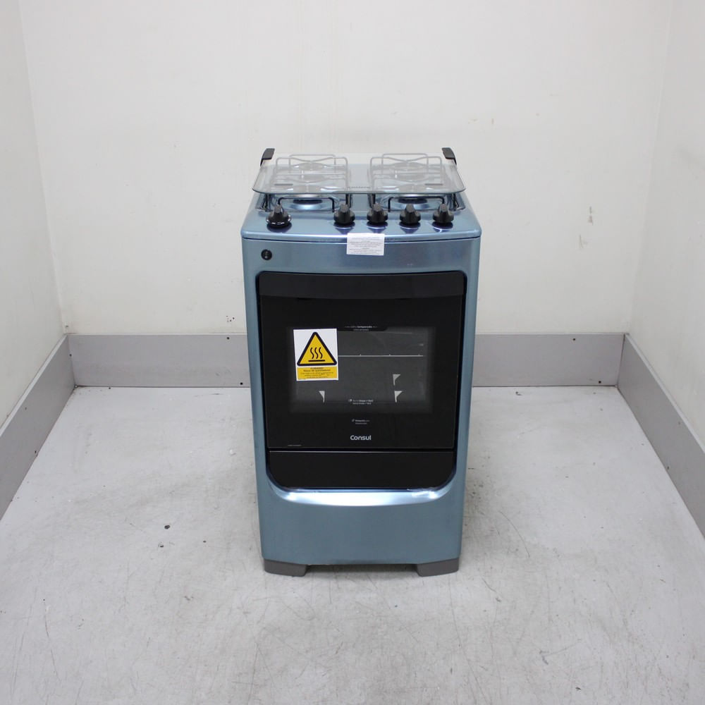 Fogão Consul 4 Bocas Inox Com Acendimento Automático - Cfo4narus1_Wexcele_Cf6716189 Bivolt
