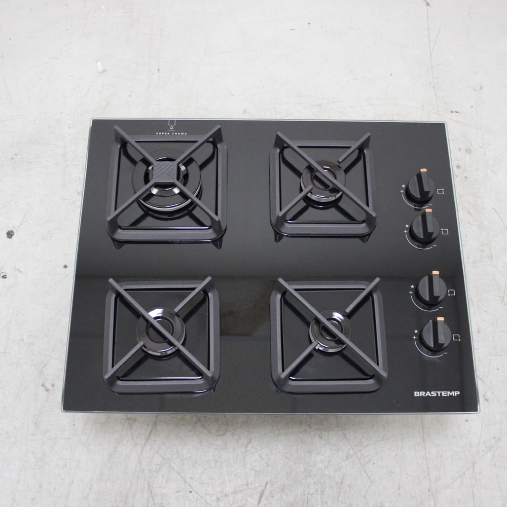 Cooktop Brastemp 4 Bocas A Gás, Grades De Ferro Fundido E Chamas Especiais - Bds62aeus2_Wotimo_Cf6718434 Bivolt