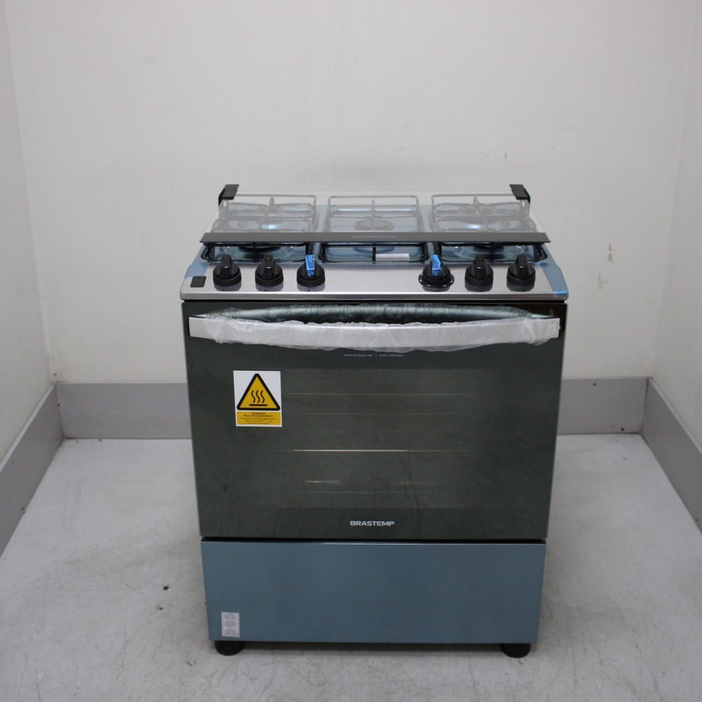 Fogão Brastemp 5 Bocas Cor Inox Com Botões Removíveis E Exclusivo Aro Protetor - Bfs5ncrus1_Wexcele_Cf6685586 Bivolt