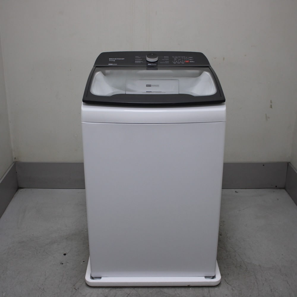 Máquina De Lavar Branca 14Kg Brastemp Com Smart Sensor E Lavagem Rápida - Bwj14abbs1_Wexcele_Cf6286543 220V
