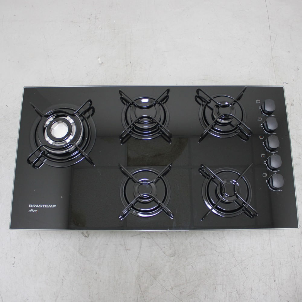 Cooktop 5 bocas Brastemp com quadrichama e acendimento automático - BDD85AEUS3_WBOM_CF6684717