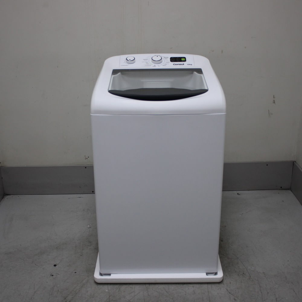 Máquina De Lavar Branca Consul 12Kg Com Dosagem Econômica E Ciclo Edredom - Cwm12abas1_Wexcele_Cf6276958 110V