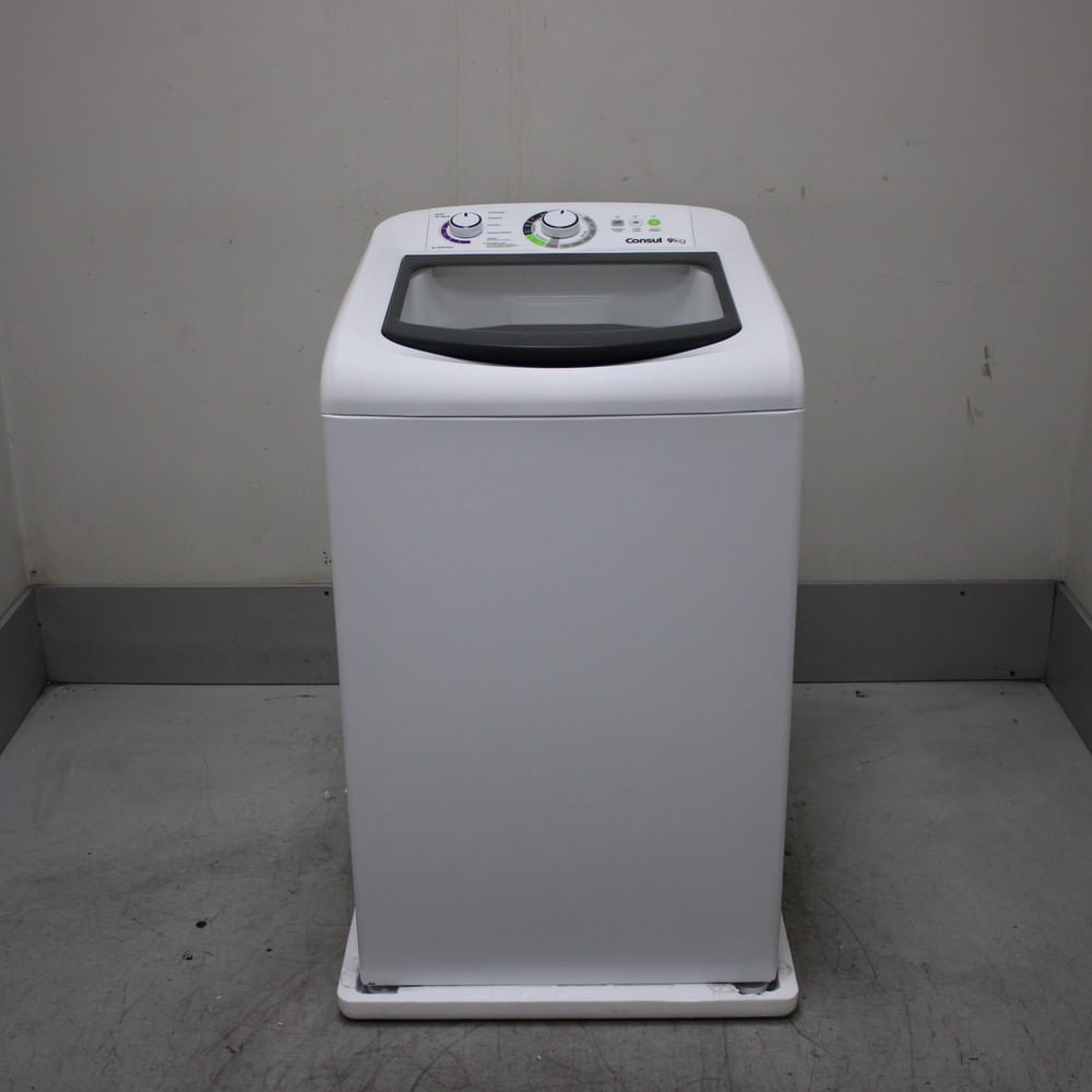 Máquina De Lavar Consul 9Kg Branca Com Dosagem Econômica E Ciclo Edredom - Cwb09bbas3_Wbom_Cf6279341 110V