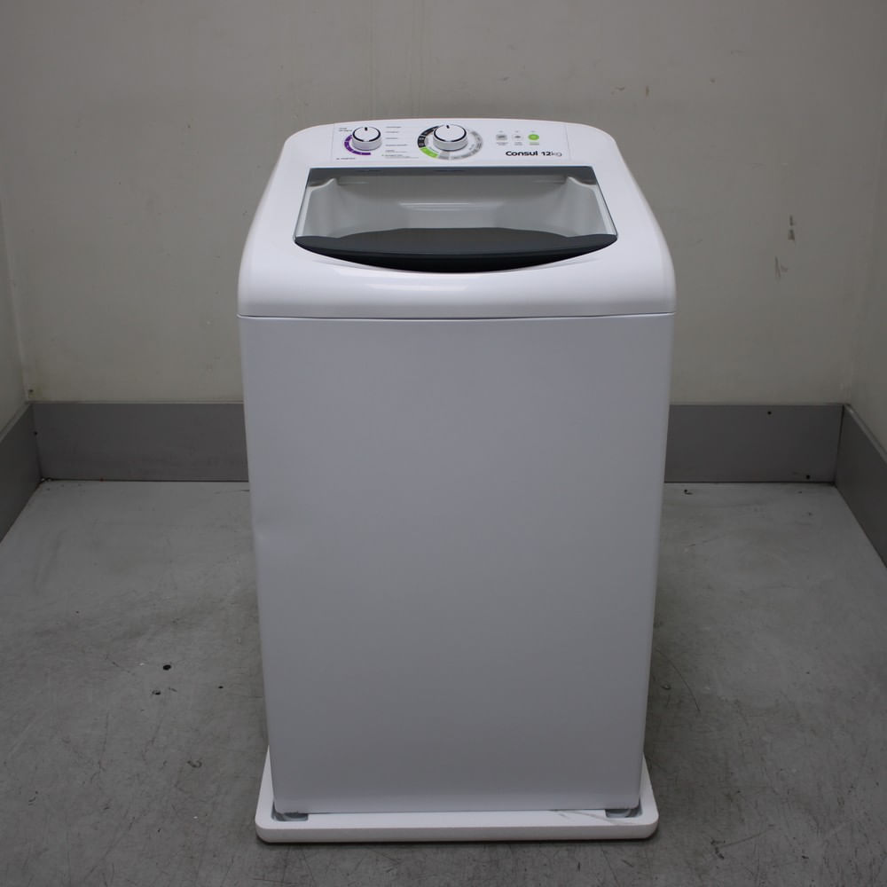 Máquina De Lavar Consul 12Kg Branca Com Dosagem Econômica E Ciclo Edredom - Cwh12bbas3_Wbom_Cf6235858 110V