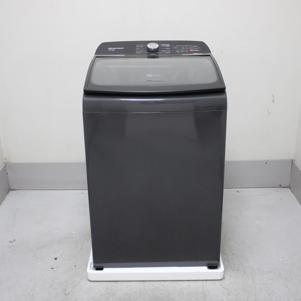 Máquina De Lavar Brastemp 16Kg Cinza Platinum Com Tecnologia Flex Wash E Ciclo Tira Manchas Advanced - Bwy16a9bs2_Wotimo_Cf6271322 220V