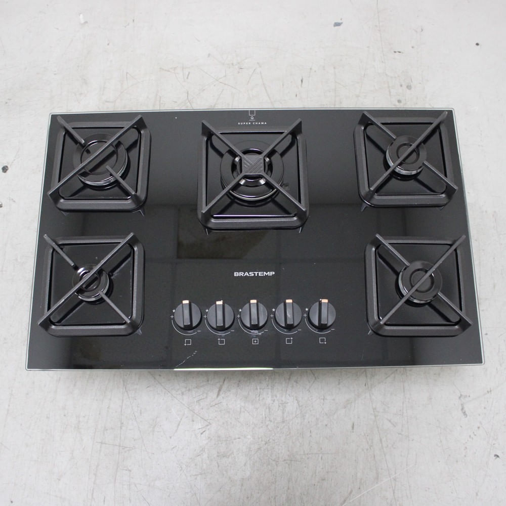 Cooktop Brastemp 5 Bocas a Gás, Grades de Ferro Fundido e Chamas Especiais - BDS75AEUS3_WBOM_CF6687064
