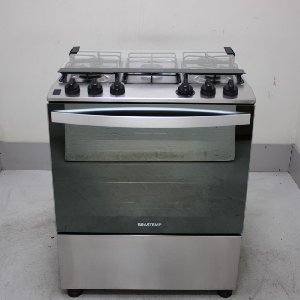 Fogão Brastemp 5 Bocas Cor Inox Com Botões Removíveis E Exclusivo Aro Protetor - Bfs5ncrus2_Wotimo_Cf6683207 Bivolt